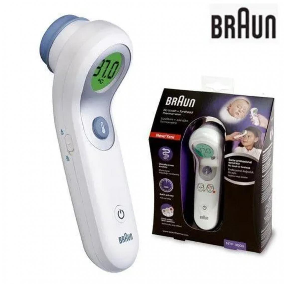 Braun - Braun Thermomètre frontal sans contact Blanc - Appareils de mesure