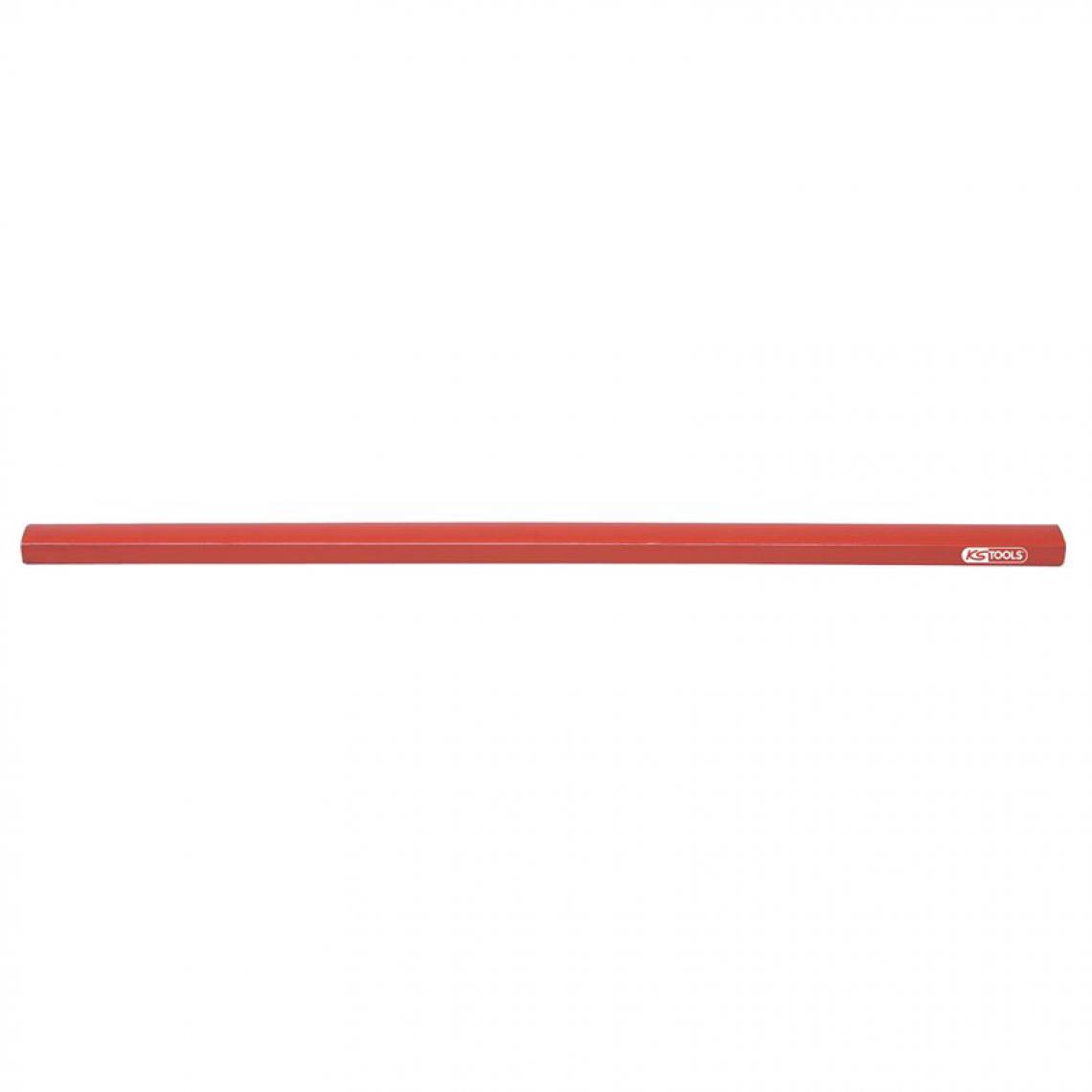 Ks Tools - Crayons de charpentier L, 250 mm - la boite de 12 crayons - Ciseaux de maçon