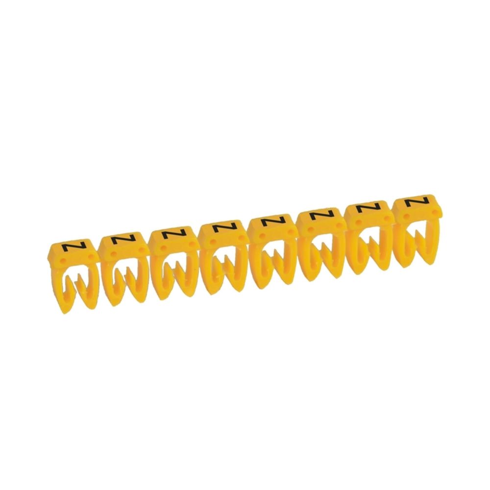 Legrand - repère pour fil de 4 à 6 mm2 - lettre z - couleur jaune - legrand cab 3 - Accessoires de câblage