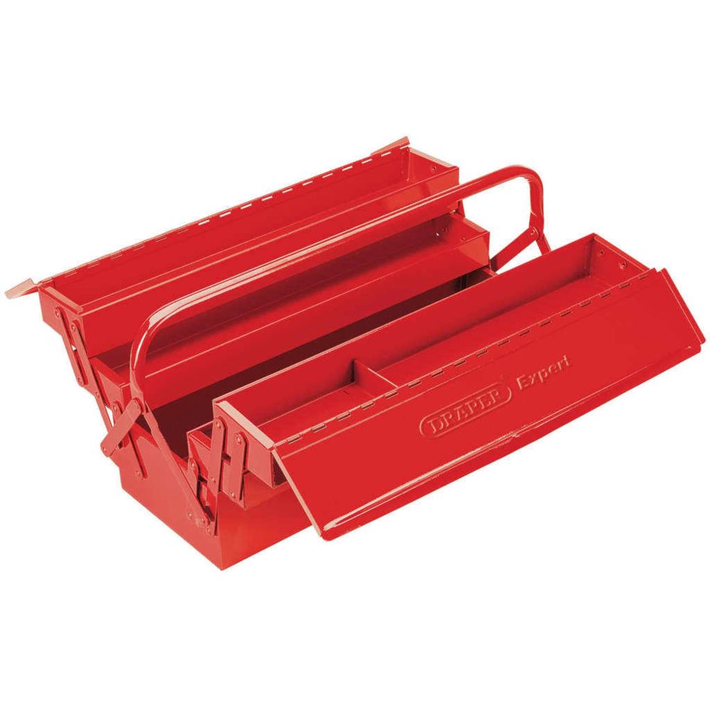 Draper Tools - Draper Tools Boîte à outils cantilever experte 53x20x21 cm Rouge - Boîtes à outils