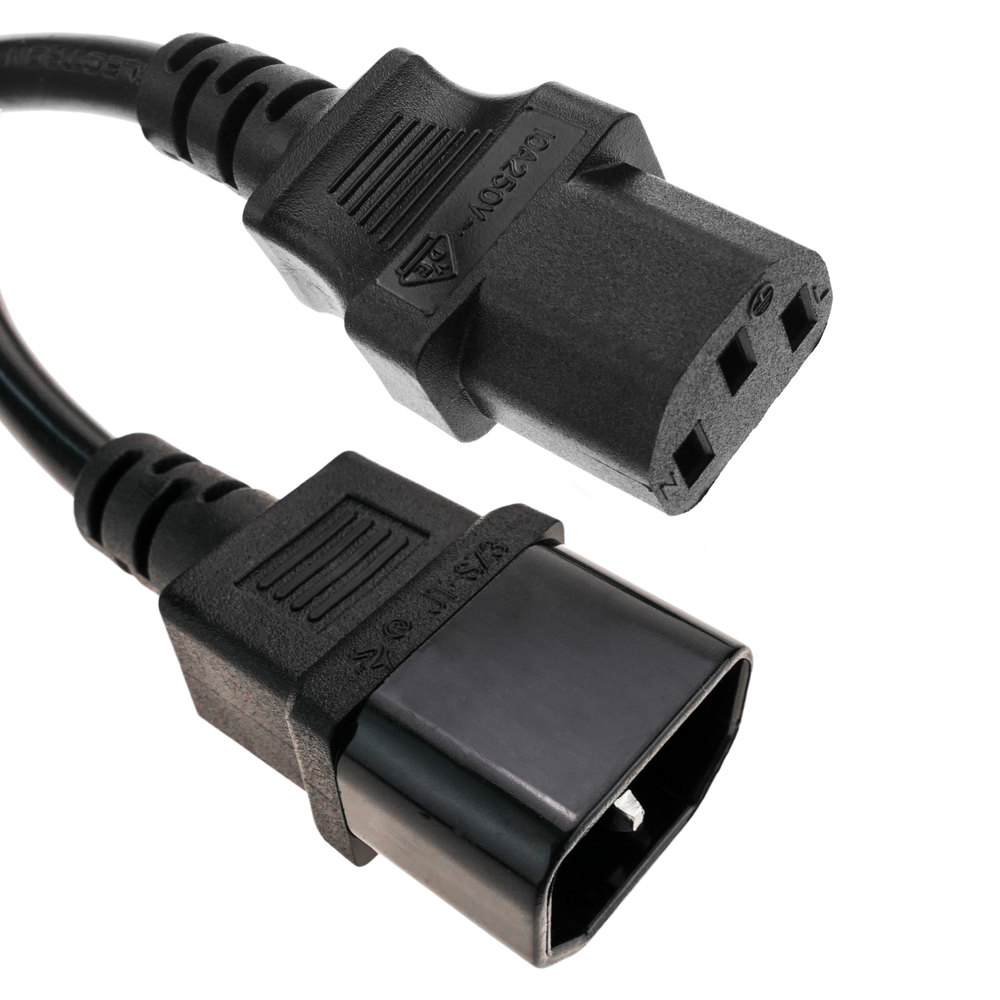 Bematik - Câble d'alimentation IEC-60320 C13 à C14 de 10m - Fils et câbles électriques