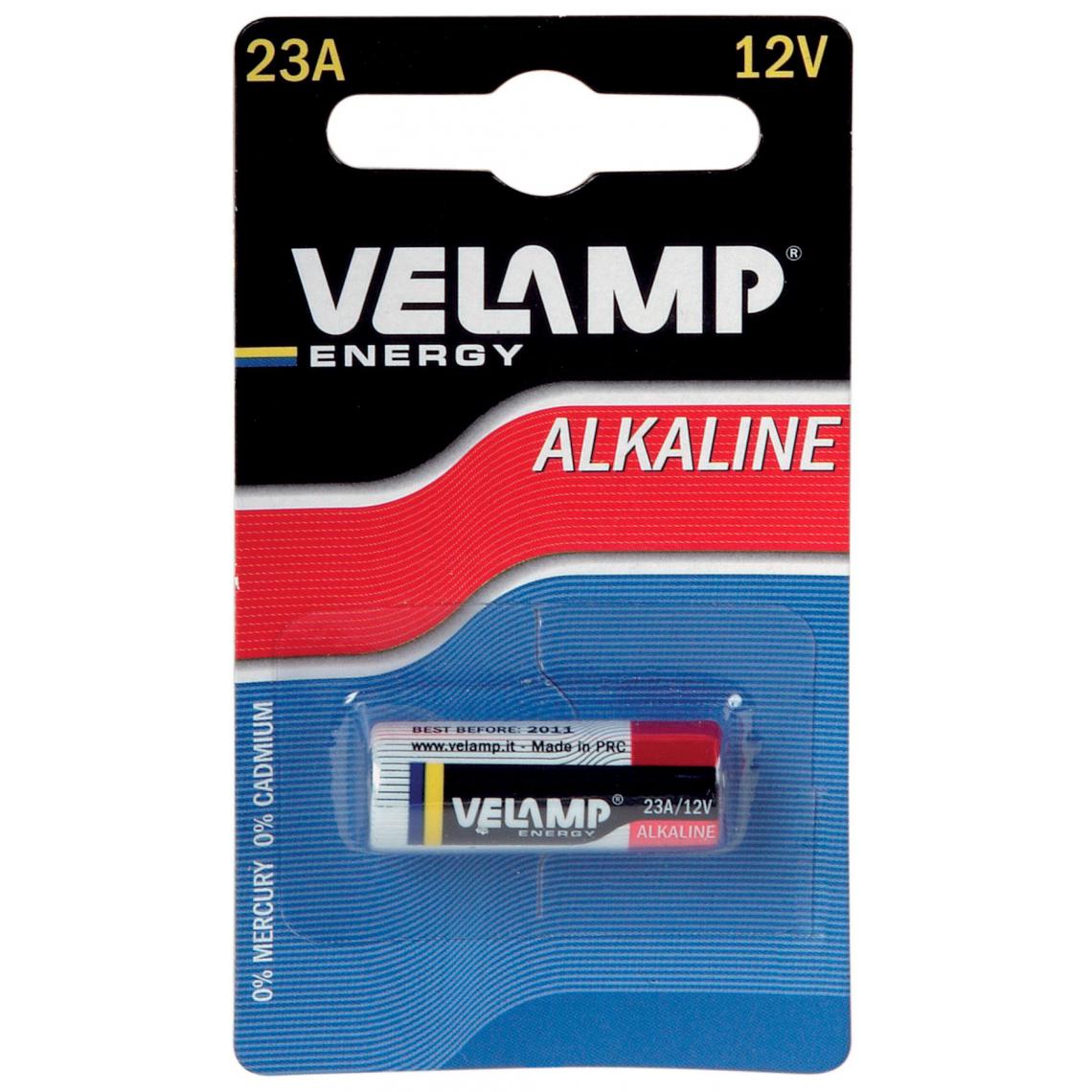 Velamp - Pile alcaline LR23A, 12V - Piles standard