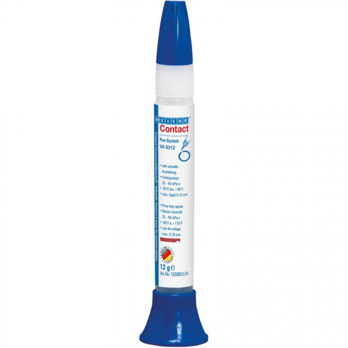 marque generique - Colle cyanoacrylate VA 8312 30 g Pen-System Weicon (Par 20) - Mastic, silicone, joint