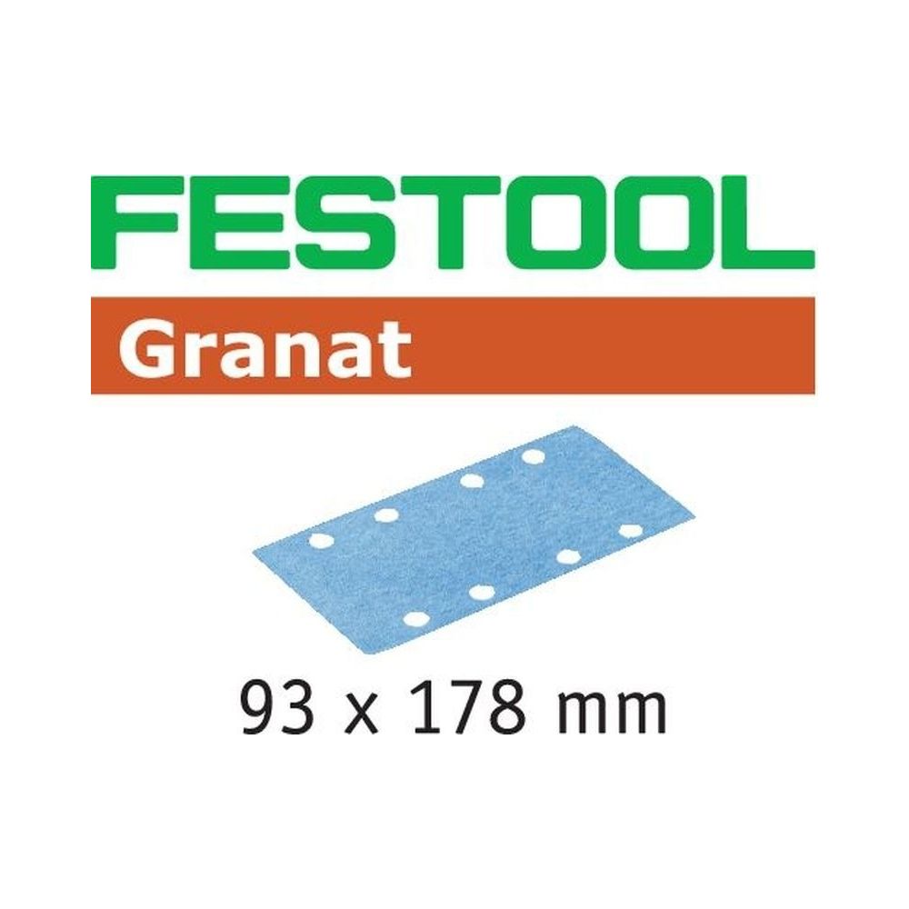 Festool - Abrasifs FESTOOL STF 93X178 P320 GR - Boite de 100 - 498942 - Accessoires vissage, perçage