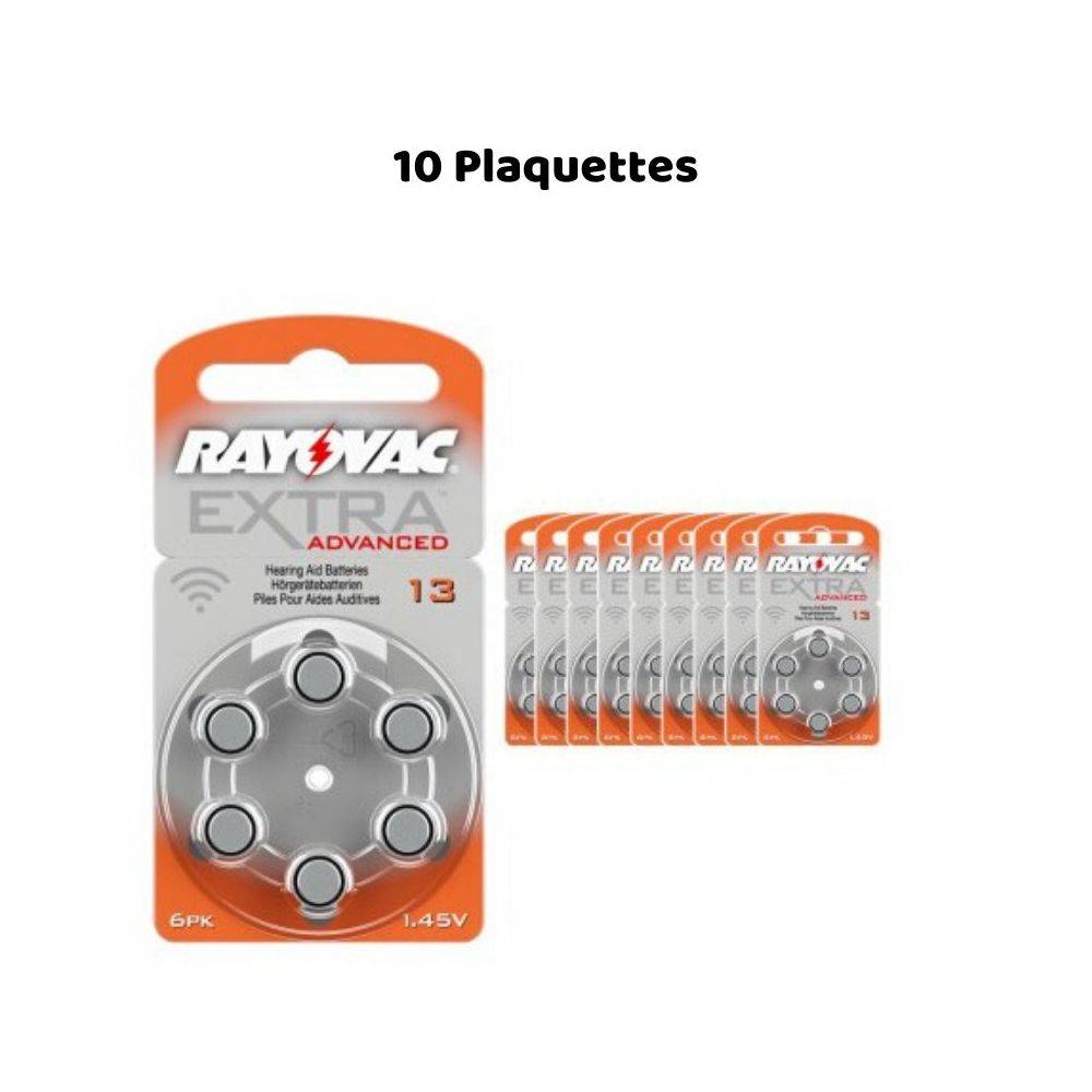 Rayovac - Piles Auditives Rayovac 13, 10 Plaquettes - Piles rechargeables