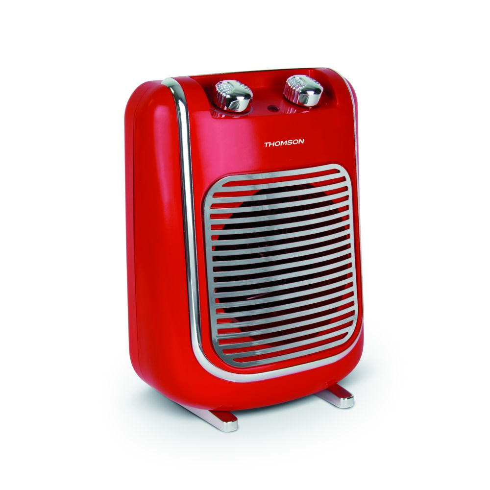 Thomson - Radiateur soufflant THOMSON 2000W Mobile Fifty Rouge - Radiateur soufflant