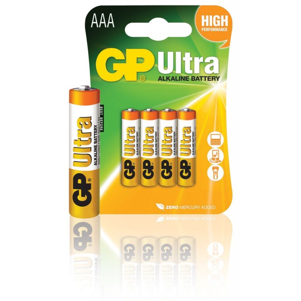 Gp - GP Ultra piles AAA alcalines - Piles rechargeables
