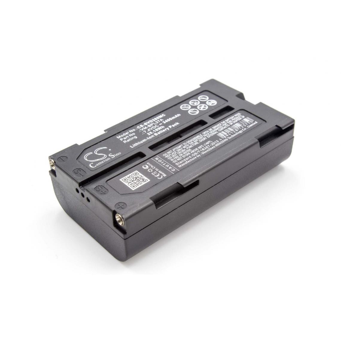 Vhbw - vhbw Batterie compatible avec Sokkia SET230RK3, SET2 30RK3, SET 230RK3, SET250RX, SET300, SET 300 outil de mesure (3400mAh, 7,4V, Li-ion) - Piles rechargeables