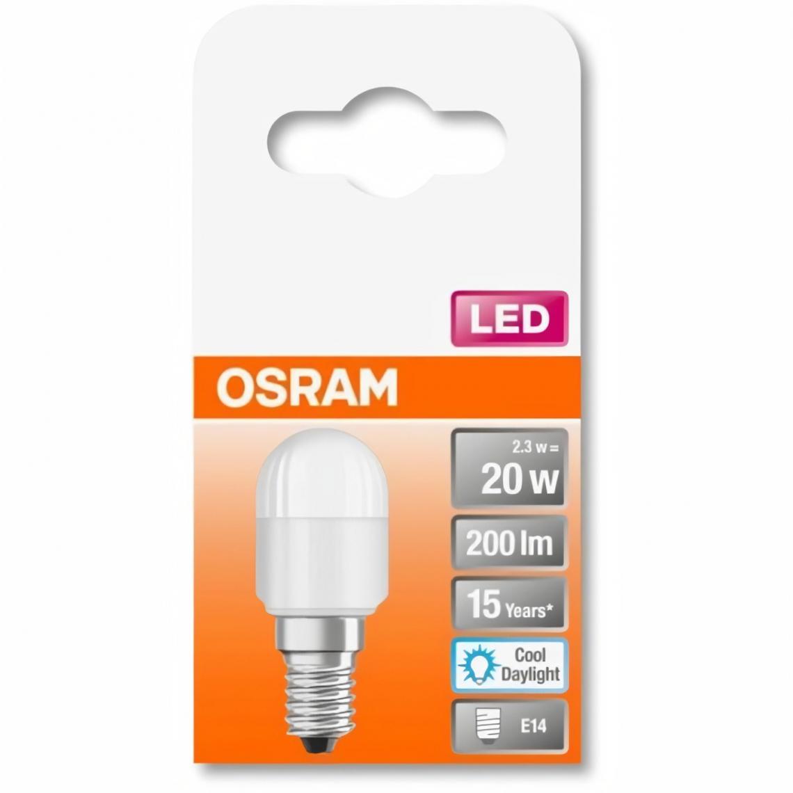 Osram - OSRAM Ampoule LED Mini Tube T26 dépoli 2,3W=20 E14 lumiere du jour - Ampoules LED