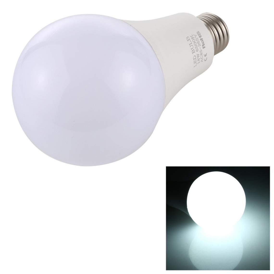 Wewoo - Ampoule à économie d'énergie LED 18W 1620LMlumière blanche 6000-6500K AC 85-265V - Ampoules LED