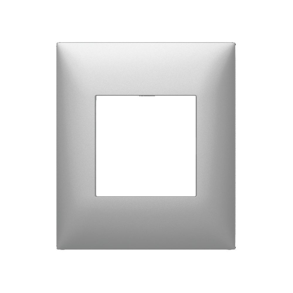 Arnould - plaque 1 poste arnould espace evolution aluminium - Interrupteurs et prises en saillie