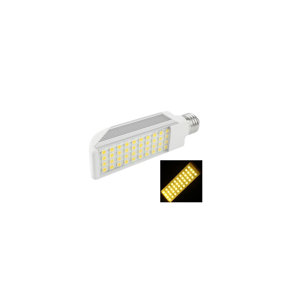 Wewoo - Ampoule LED Horizontale blanc E27 10W Chaud Transverse 5050 SMD LED, AC 85V-265V - Ampoules LED