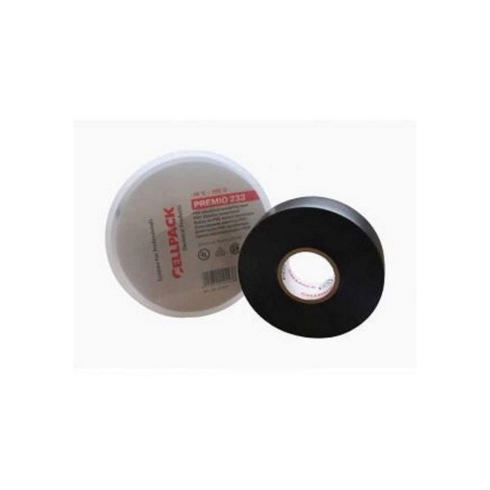 Cellpack - CELLPACK Ruban isolant PVC - Noir - Colle & adhésif