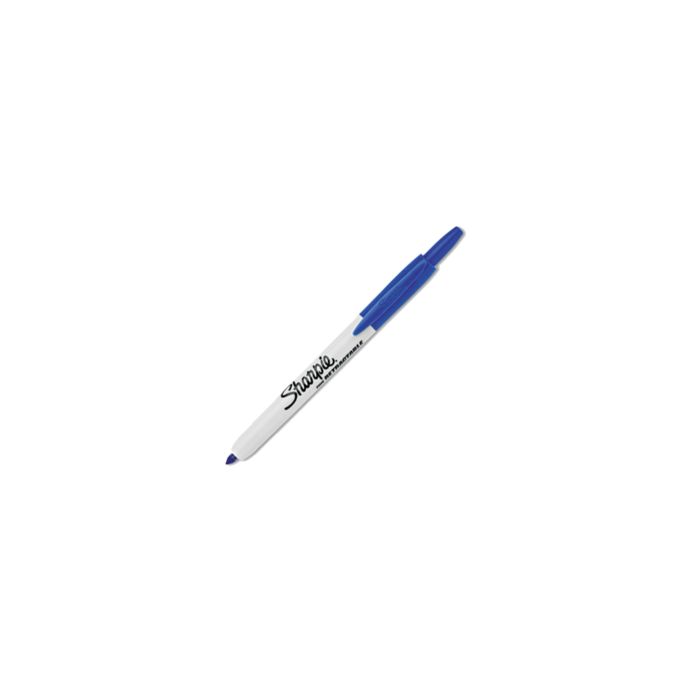 marque generique - SHARPIE - Marqueur à pointe rétractable bleu - Pointes à tracer, cordeaux, marquage