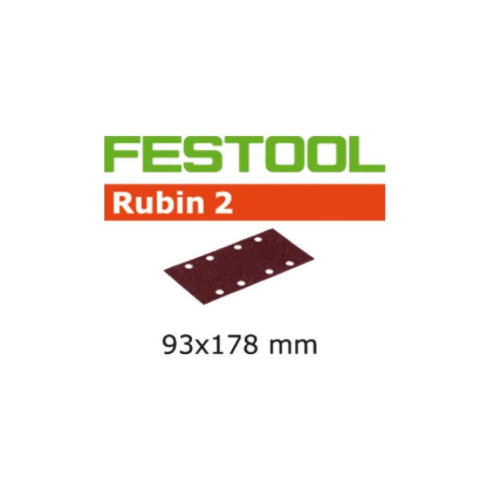 Festool - Lot de 50 abrasifs stickfix 93x178mm pour bois FESTOOL 499068 - Accessoires brossage et polissage