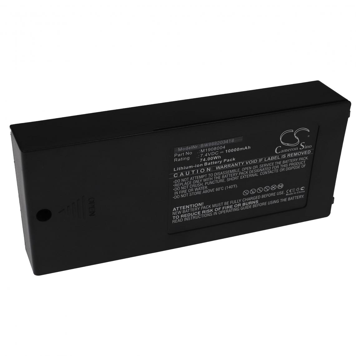Vhbw - vhbw Batterie compatible avec Owon MSO8102T-V, MSO8202T, MSO8202T-V, PDS8202T outil de mesure (10000mAh, 7,4V, Li-ion) - Piles rechargeables