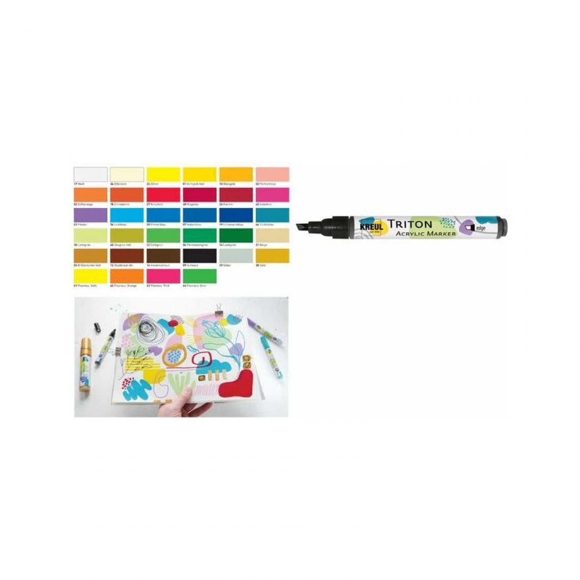 Kreul - KREUL Feutre acrylique TRITON Acrylic Marker, lilas () - Outils et accessoires du peintre