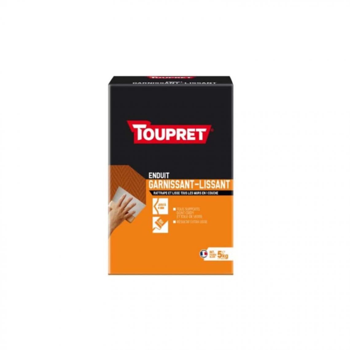 Toupret - Garnissant Lissant 2 en 1 TOUPRET Poudre 5Kg - BCHGAR05 - Mastic, silicone, joint