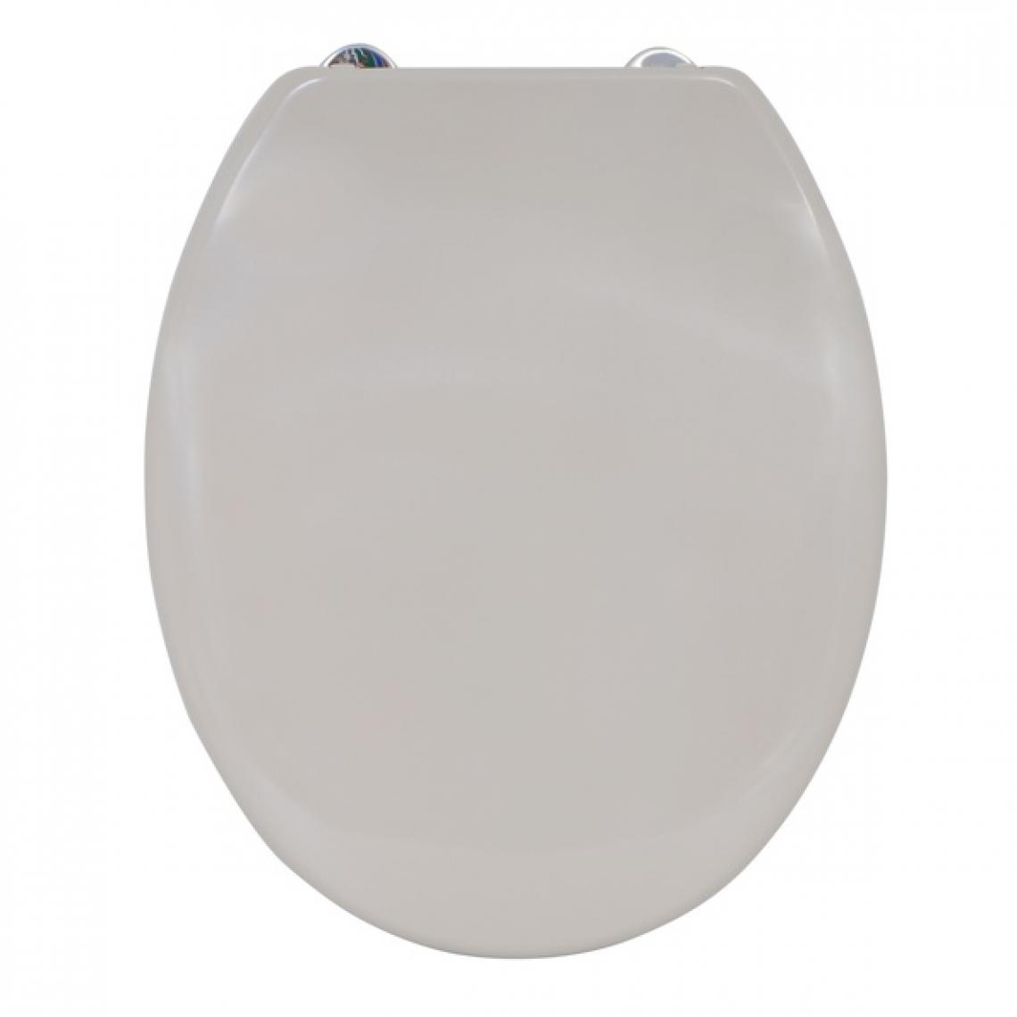 Msv - MSV Abattant Wc Thermo Dur Taupe - Charnières PS - Abattant WC