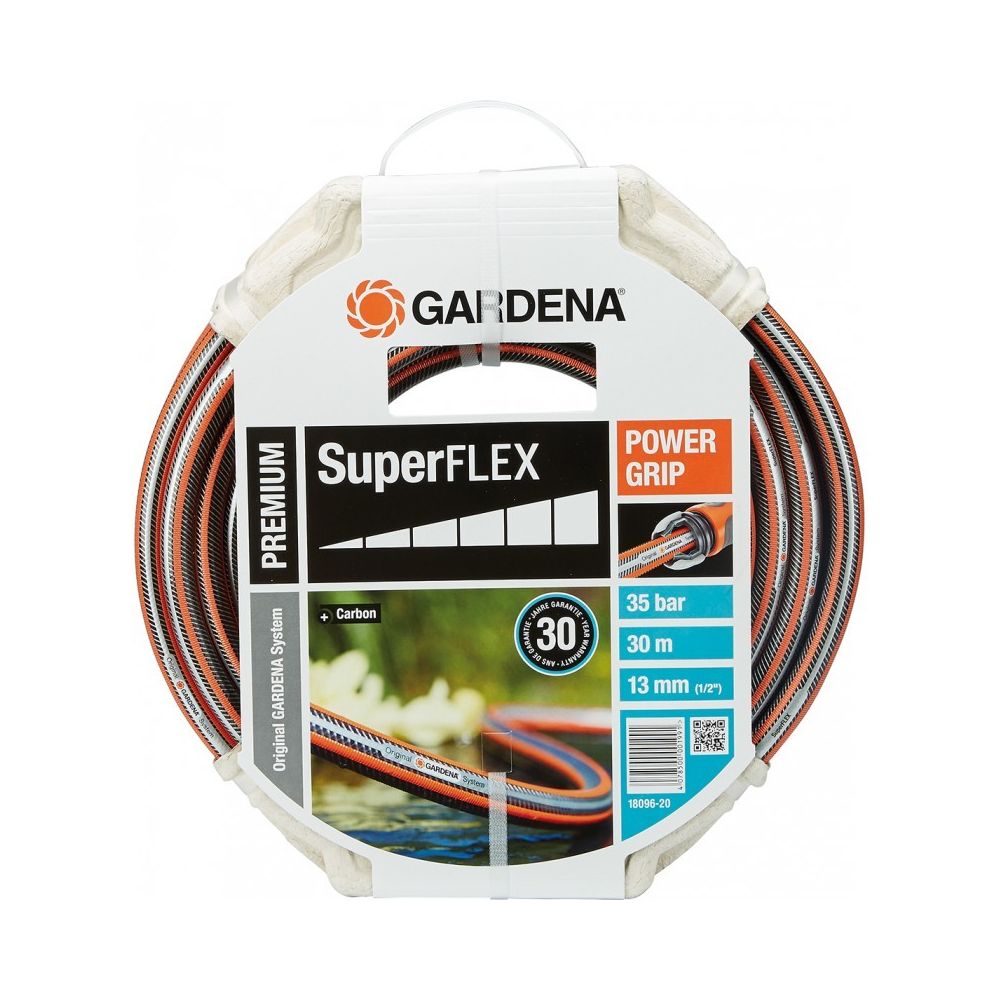 Gardena - Gardena Tuyau Premium SuperFLEX Noir/Orange 30 x 20 x 20 cm 18096-20 - Enrouleur électrique