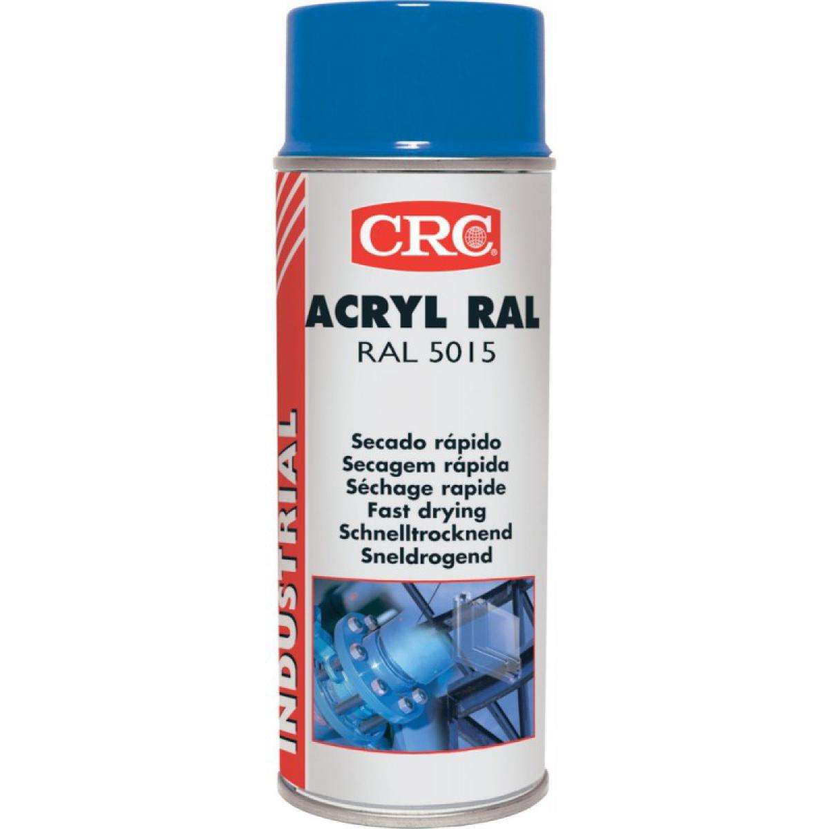 Crc - Acrylique RAL 5015 Bleu ciel 400ml aérosol (Par 6) - Pointes à tracer, cordeaux, marquage