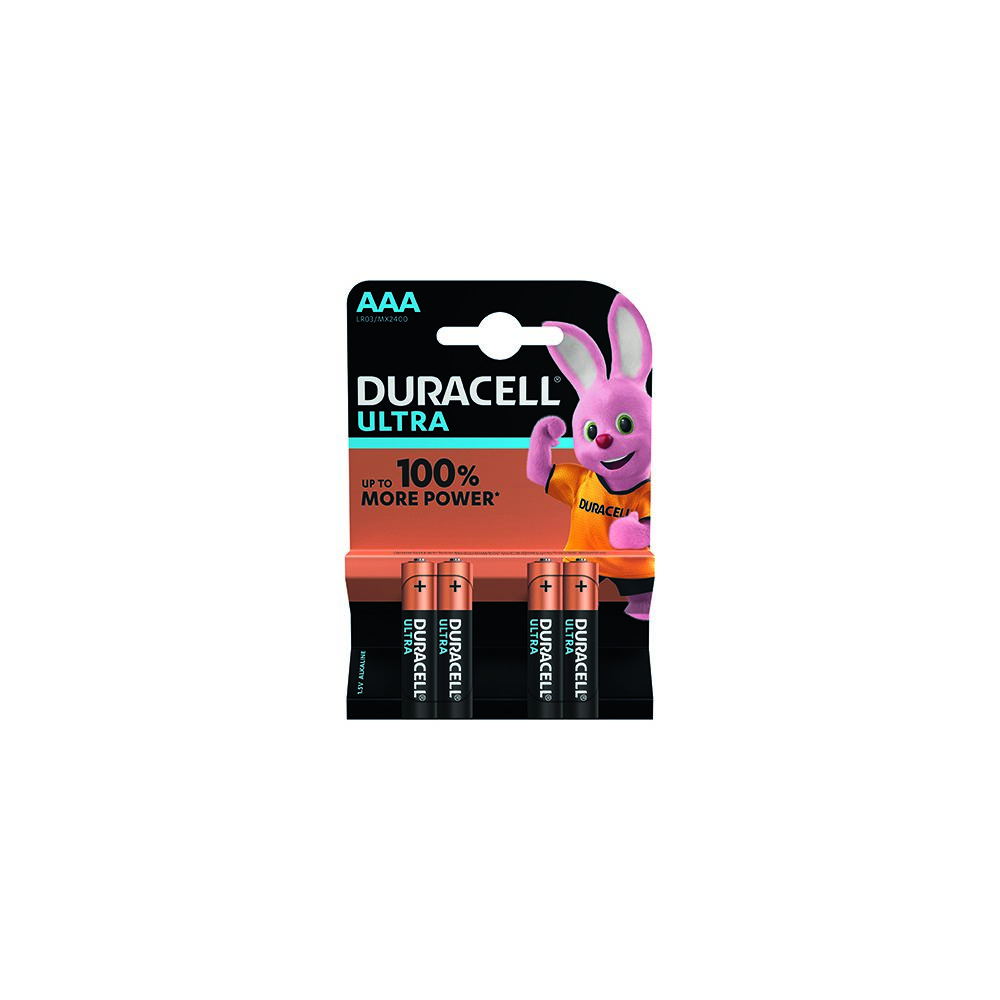 Duracell - Blister 4 piles Duracell Ultra Power AAA - LR03 - Piles rechargeables