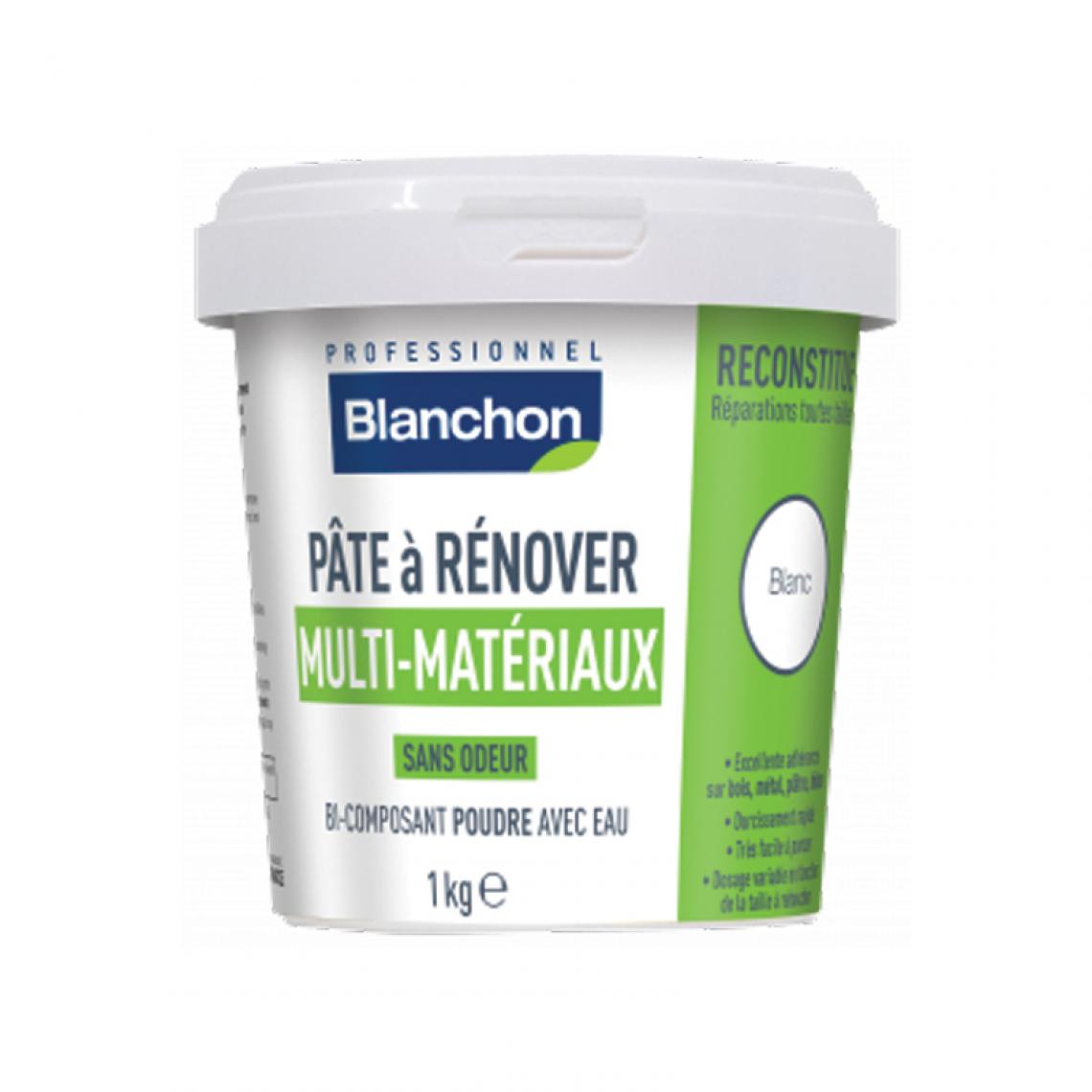 Blanchon - Pâte à rénover - Contenance : 1 kg - BLANCHON - Colle & adhésif