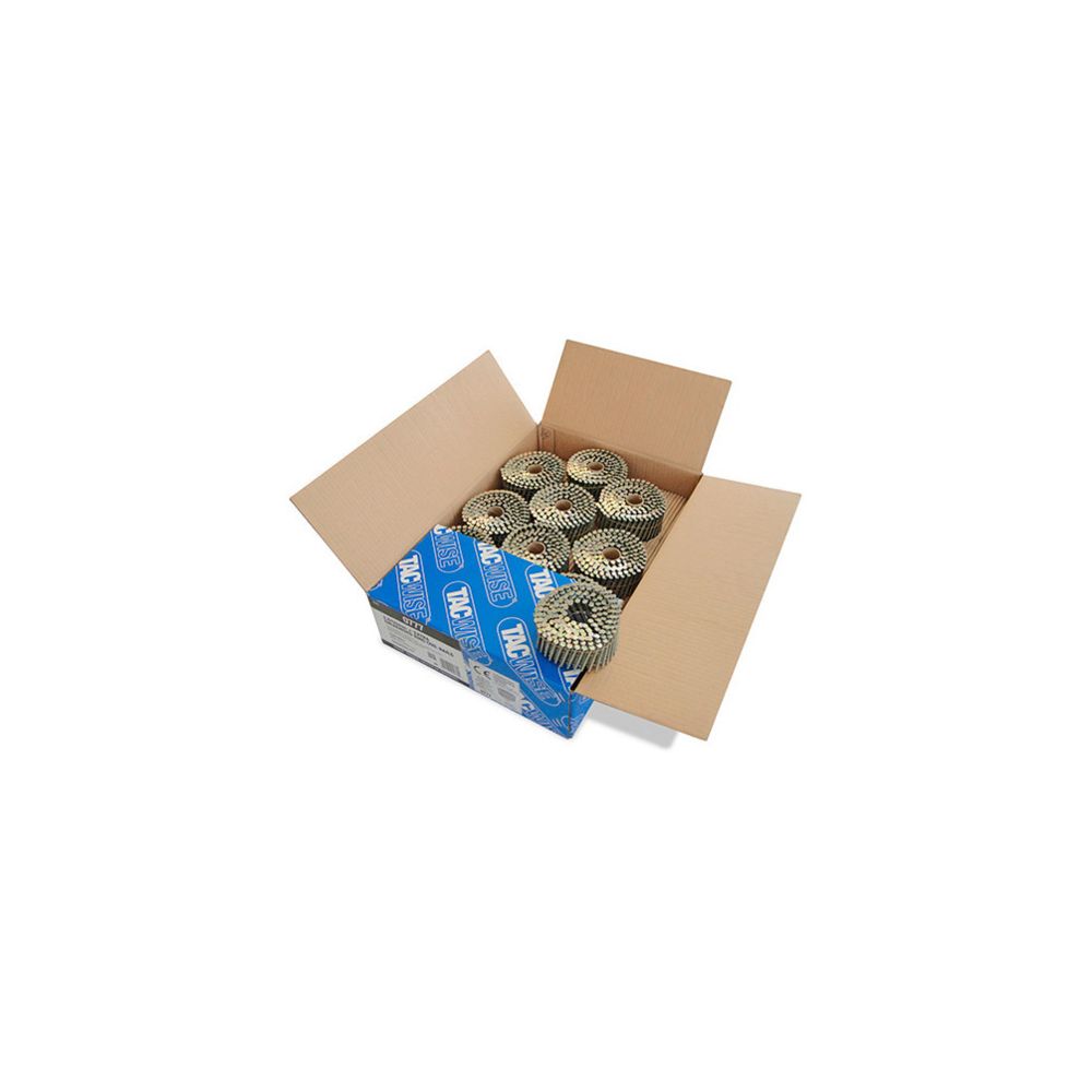 Tacwise - Boîte de 4000 clous à tête plate, annelés extra galvanisés en rouleau D. 2,8 x 50 mm - Tacwise - 0777 - Clouterie