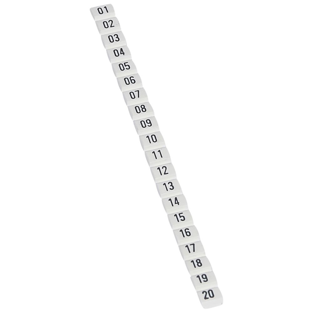 Legrand - repère pour fil de 0.5 à 1.5 mm2 - chiffre 81 à 100 - couleur blanc - legrand cab 3 - Accessoires de câblage