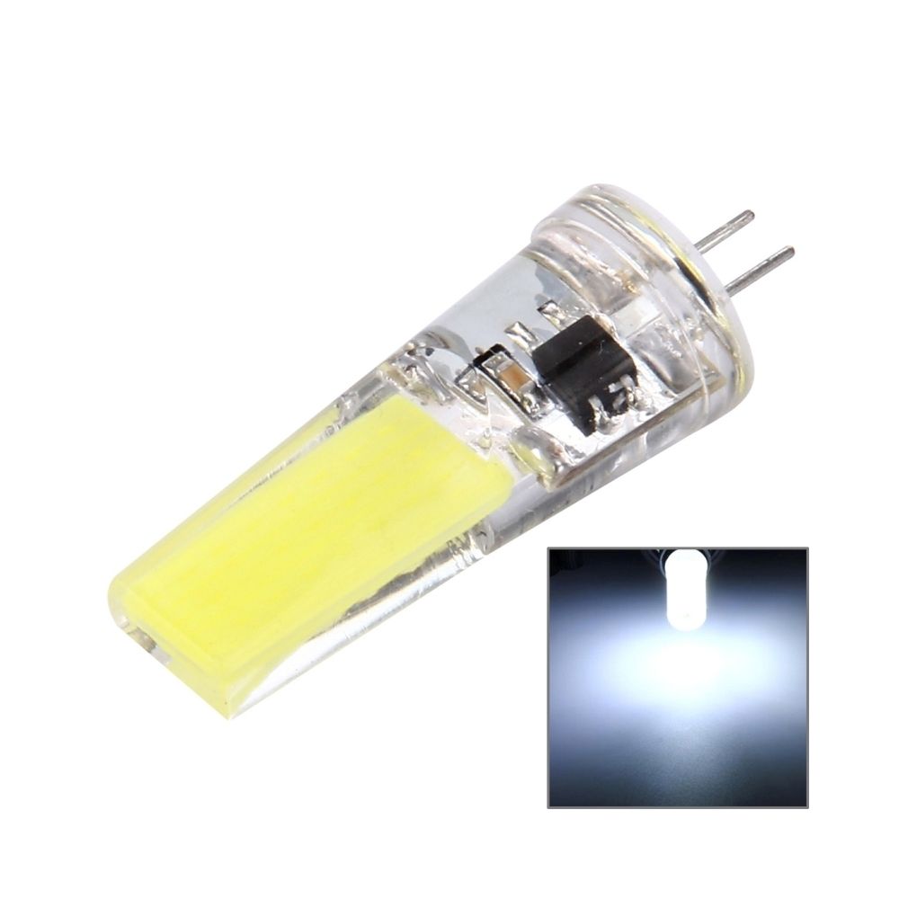 Wewoo - Ampoule pour Halls / Bureau / Accueil, AC 220-240 V Lumière Blanche G4 3W 300LM Silicone Dimmable COB LED - Ampoules LED