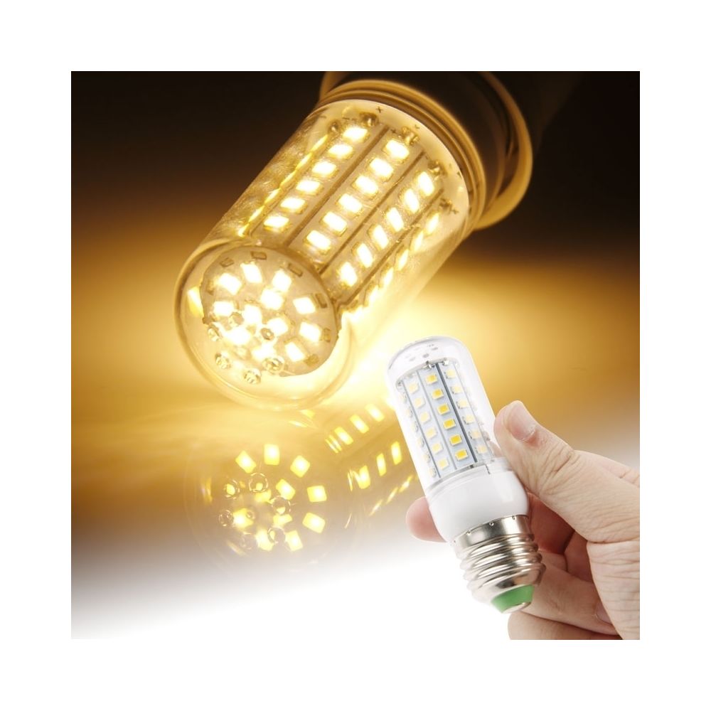 Wewoo - Ampoule blanc E27 Chaud 6W 72 LED SMD 2835 de maïs, AC 220V - Ampoules LED