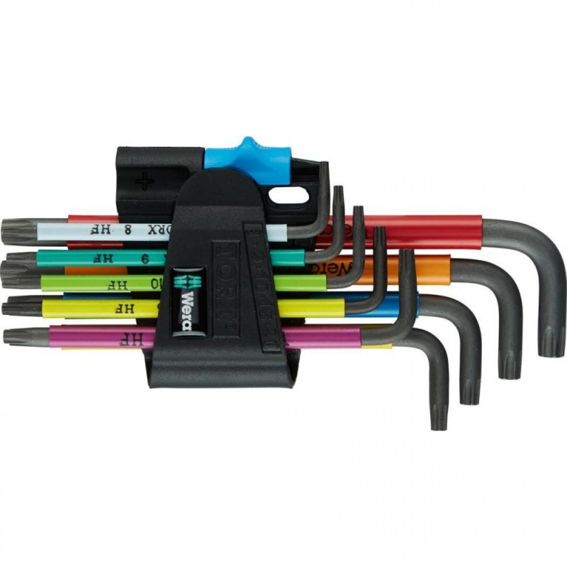 marque generique - Set clé allen 9 unités Multicolor HF Wera - Clés et douilles