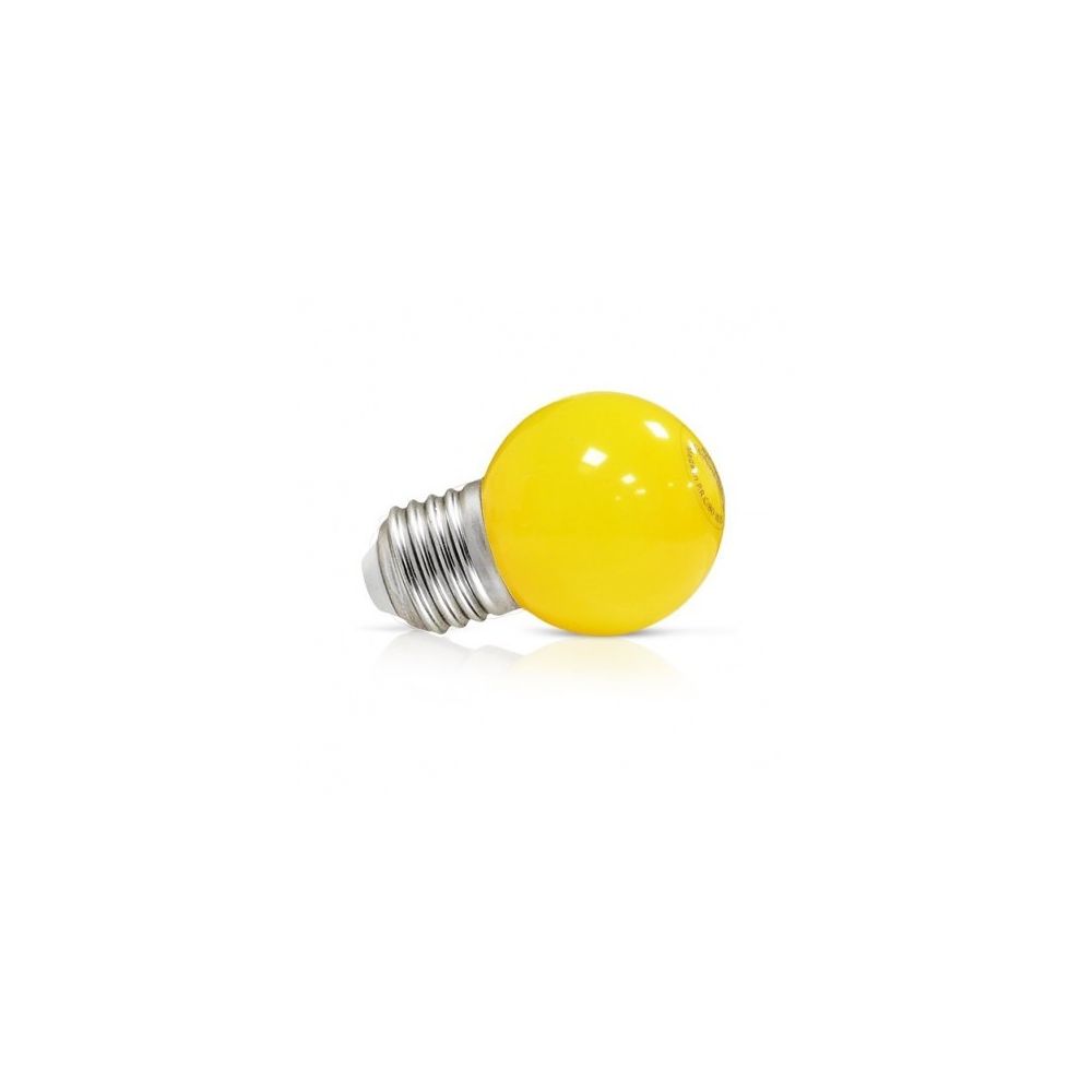 Vision-El - Ampoule LED E27 Couleur Bulb G45 1W Jaune - Ampoules LED