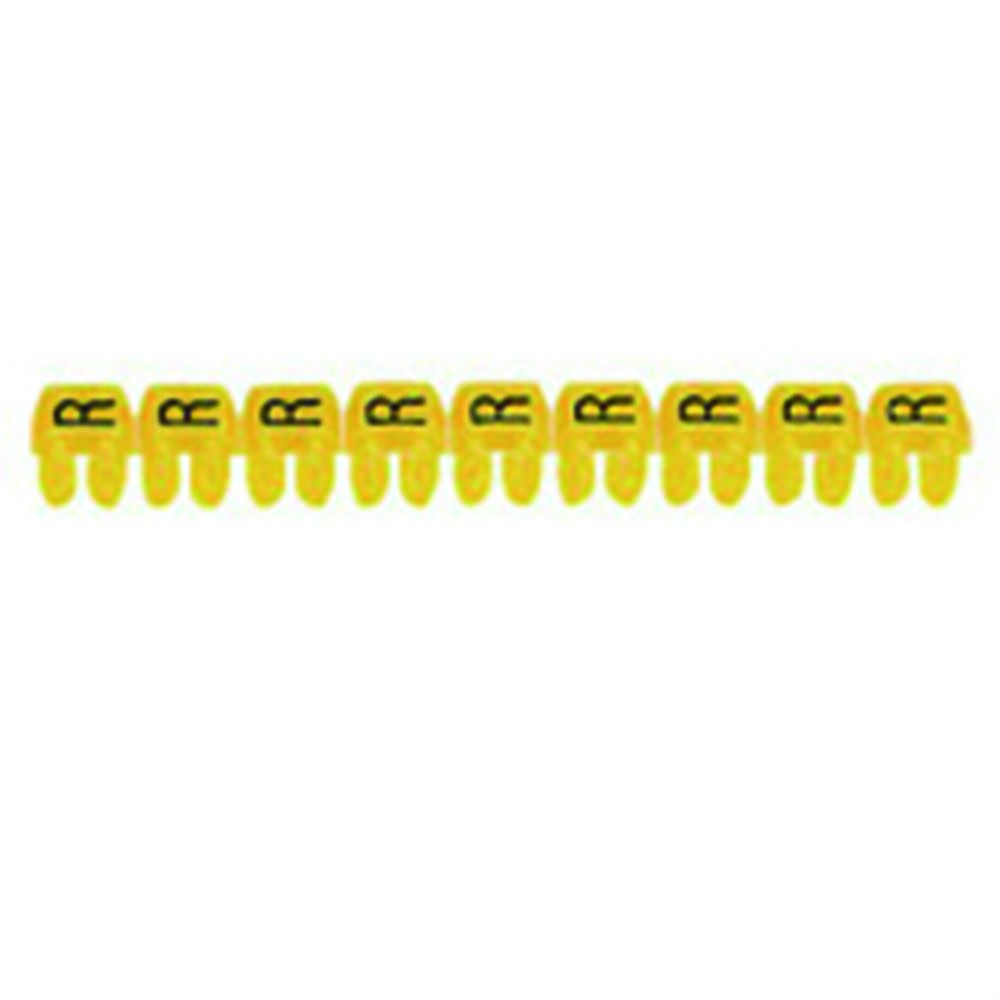 Legrand - repère pour fil de 0.5 à 1.5 mm2 - chiffre 4 - couleur jaune - legrand cab 3 - Accessoires de câblage