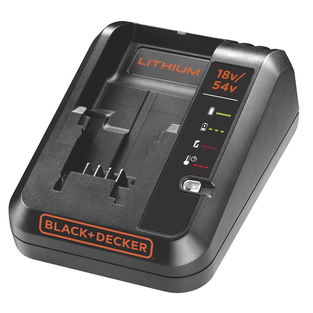 Black & Decker - Chargeur pour Batterie 54 V - 2.Ah Lithium - BDC2A-QW - Consommables pour outillage motorisé