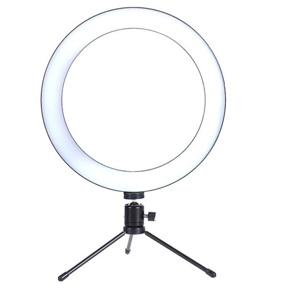 marque generique - Circle Light Ringlight LED Selfie Ring Light avec support de téléphone pour trépied USB rechargeable Circle Light pour le maquillage - Équerre étagère