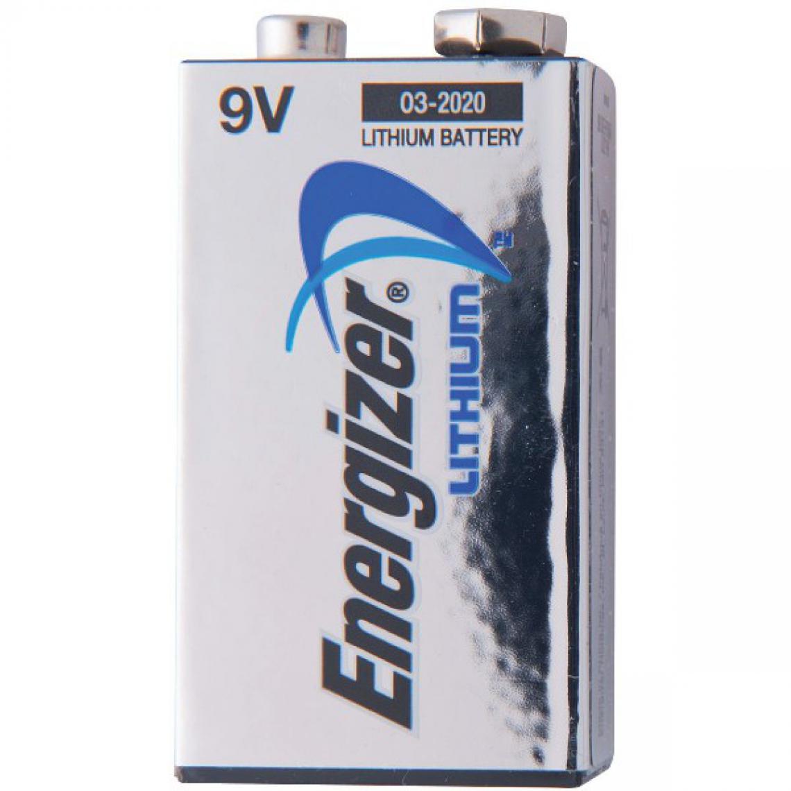 Energizer - Pack de 10 Piles 9V / FR9 Lithium Energizer - Piles rechargeables