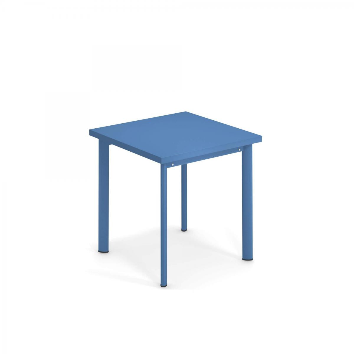 Emu - Table Star - 70 x 70 cm - bleu marine - Tables de jardin