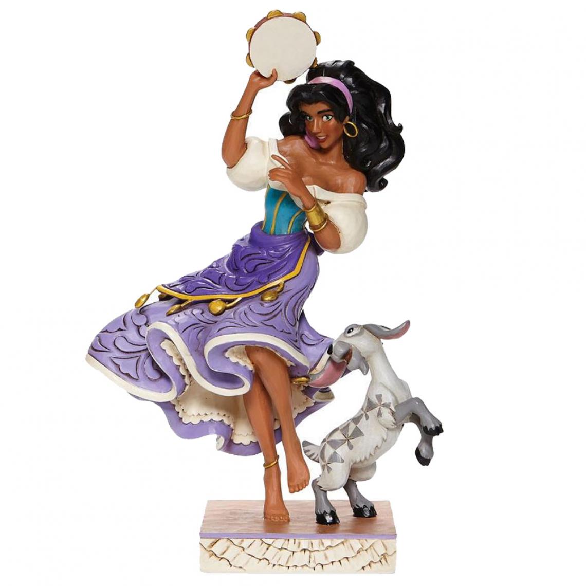 Disney Montres - Statuette de Collection Esmeralda et Djali - Petite déco d'exterieur