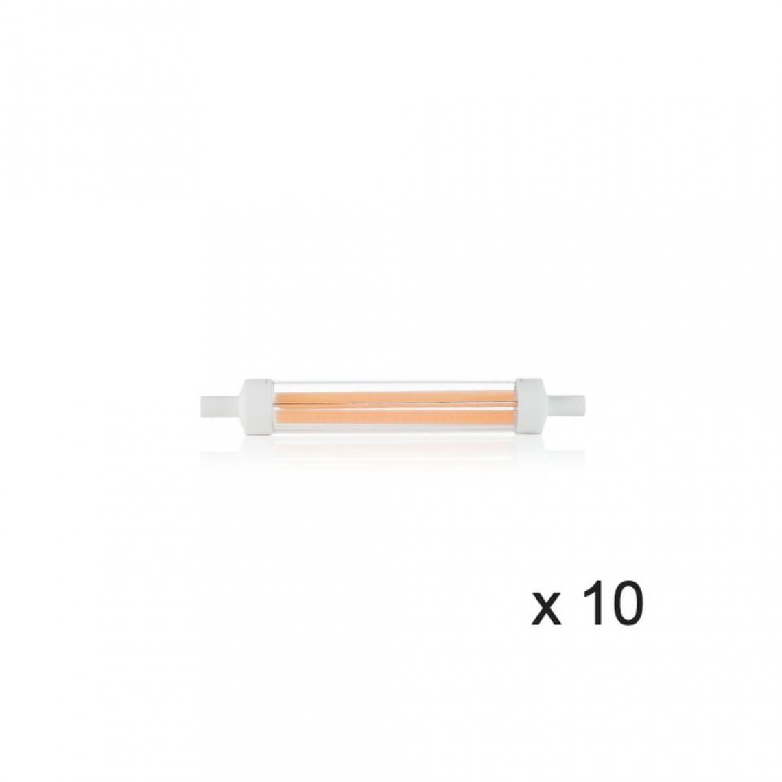 Ideal Lux - Ampoule (x10) 10W R7S Transparent D1,5 253480 - Ampoules LED