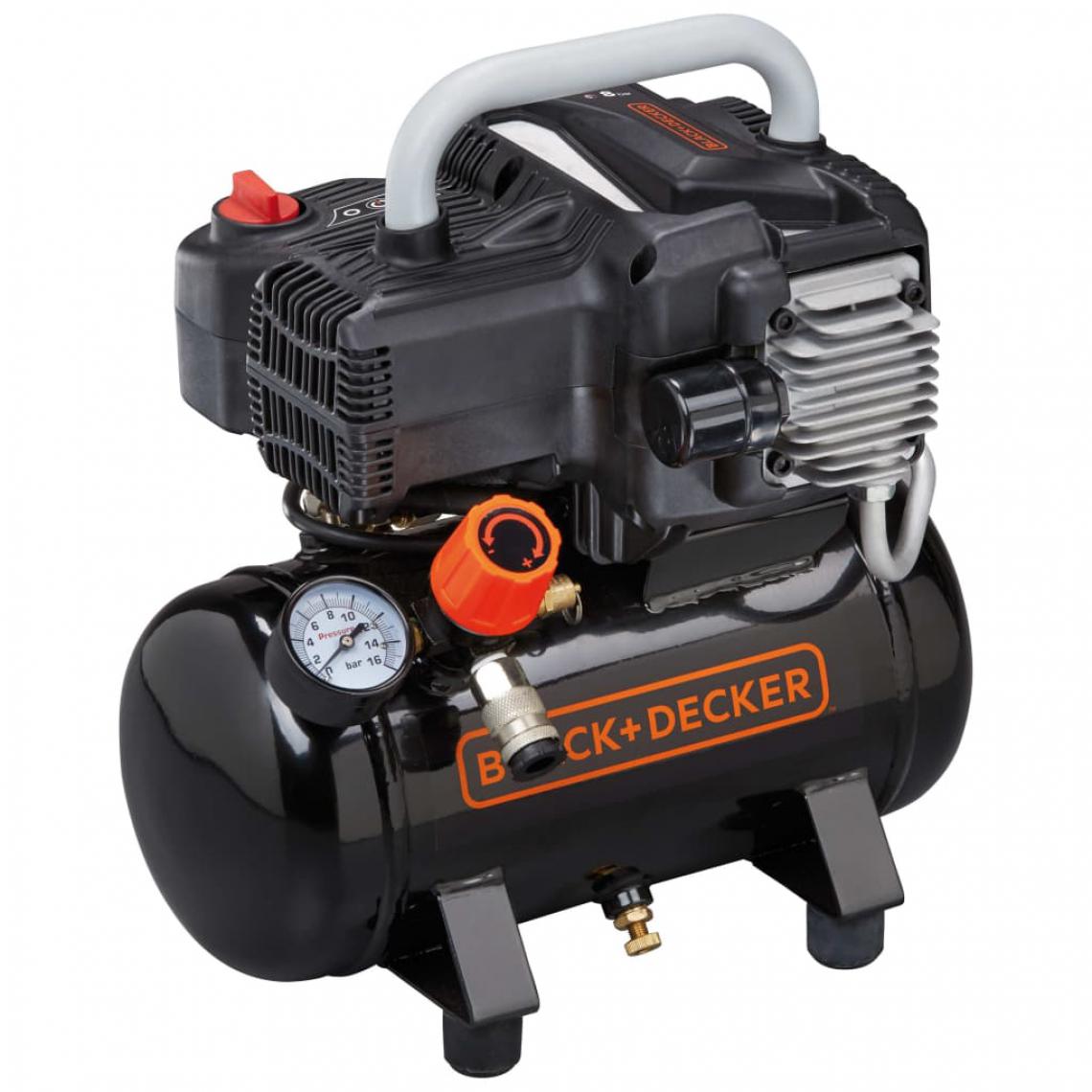 Black & Decker - BLACK+DECKER Compresseur à air 6 L 230 V - Compresseurs