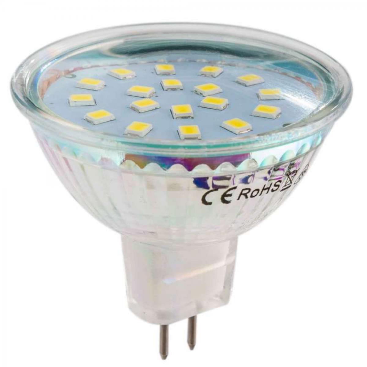 Provence Outillage - Ampoule led spot mr16 4.6w blanc/froid - Ampoules LED