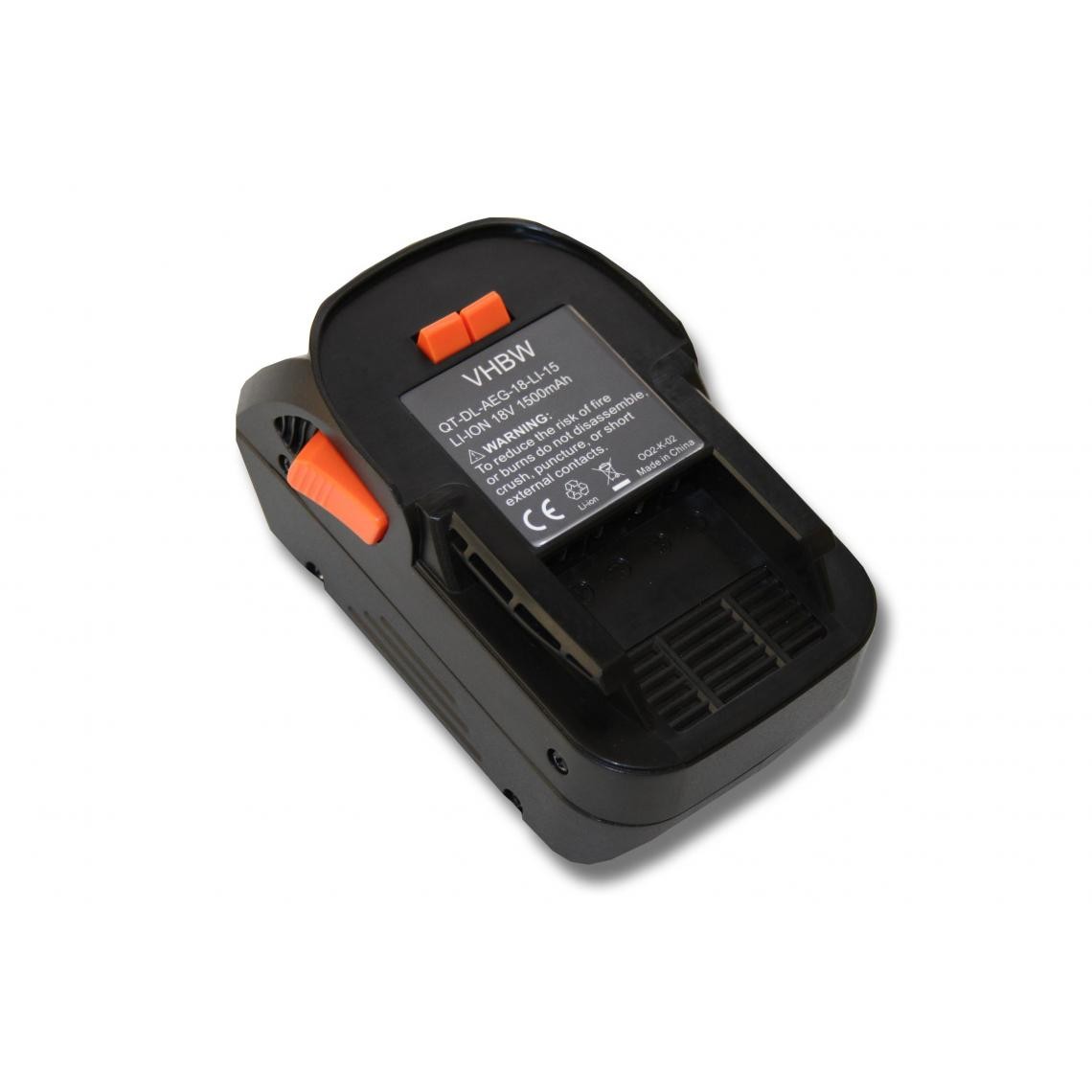 Vhbw - vhbw Batterie compatible avec Ridgid R840084 outil électrique (1500 mAh, Li-ion, 18 V) - Accessoires vissage, perçage