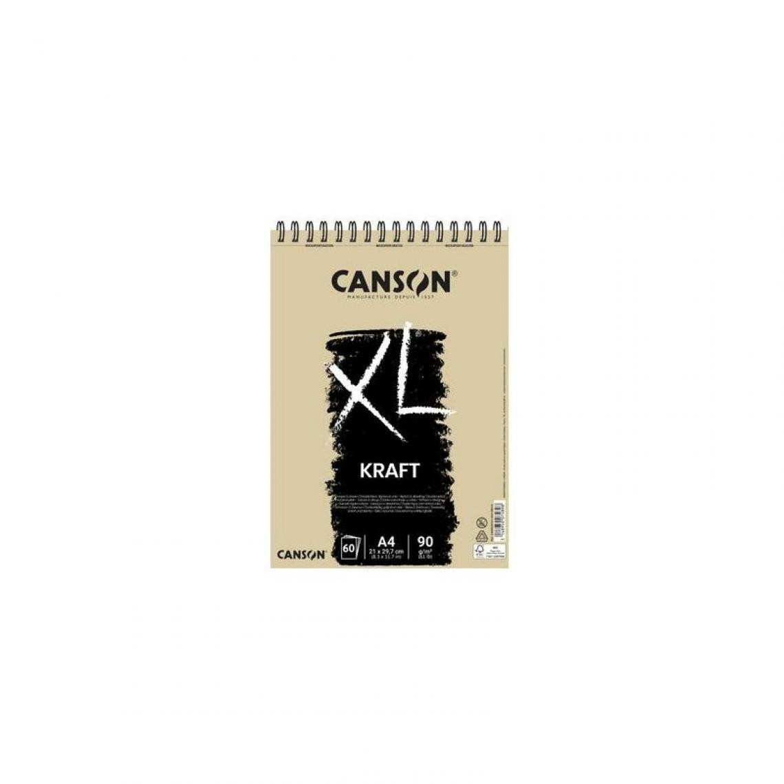 Canson - CANSON Bloc à croquis et études XL KRAFT, A4 () - Outils et accessoires du peintre