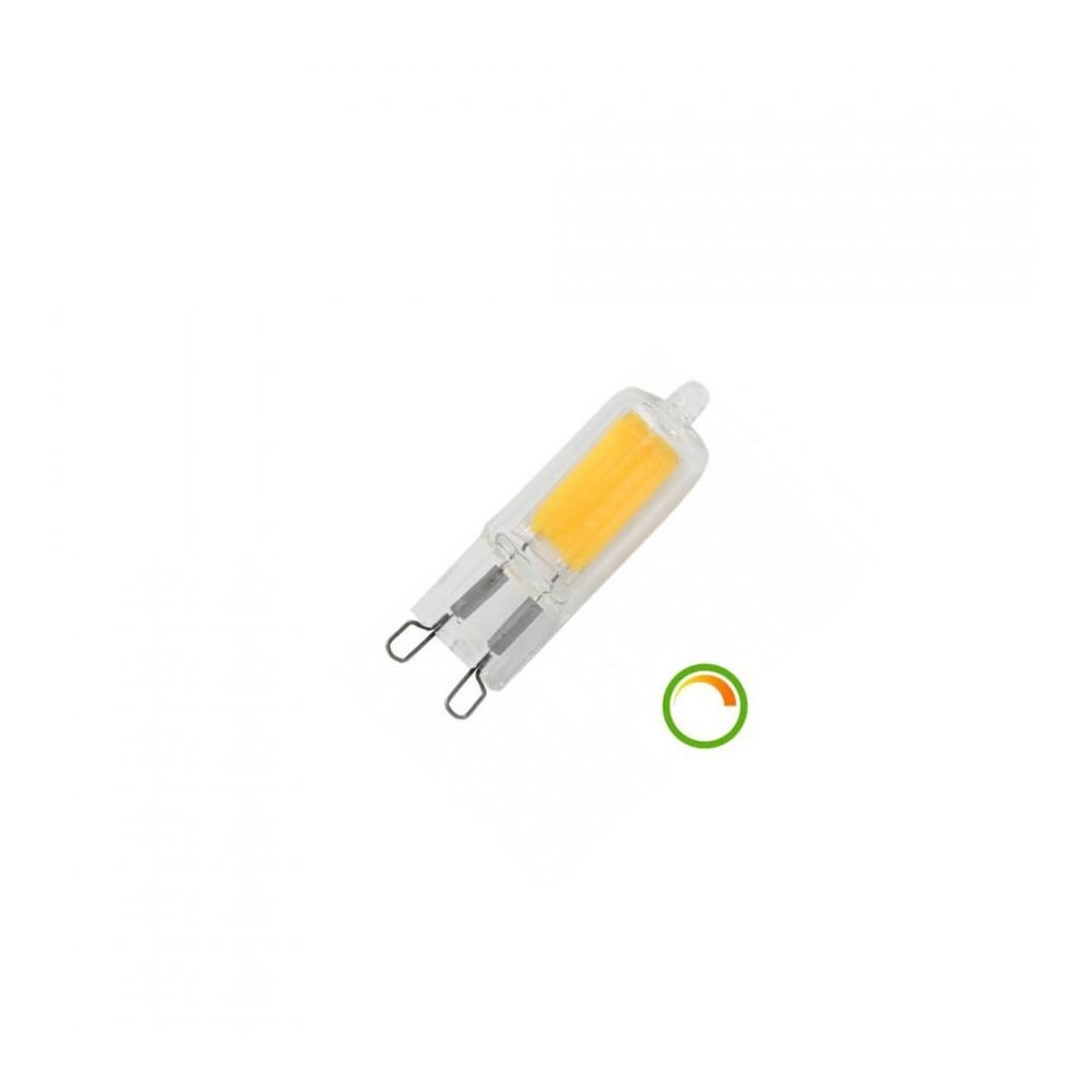 Kosilum - Ampoule LED G9 blanc chaud 2W transparent - Ampoules LED