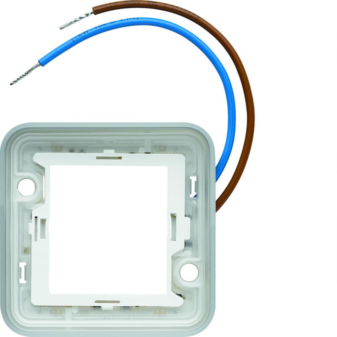 Hager - collerette lumineuse simple bleue 230v pour boitier saillie hager cubyko - Interrupteurs et prises étanches