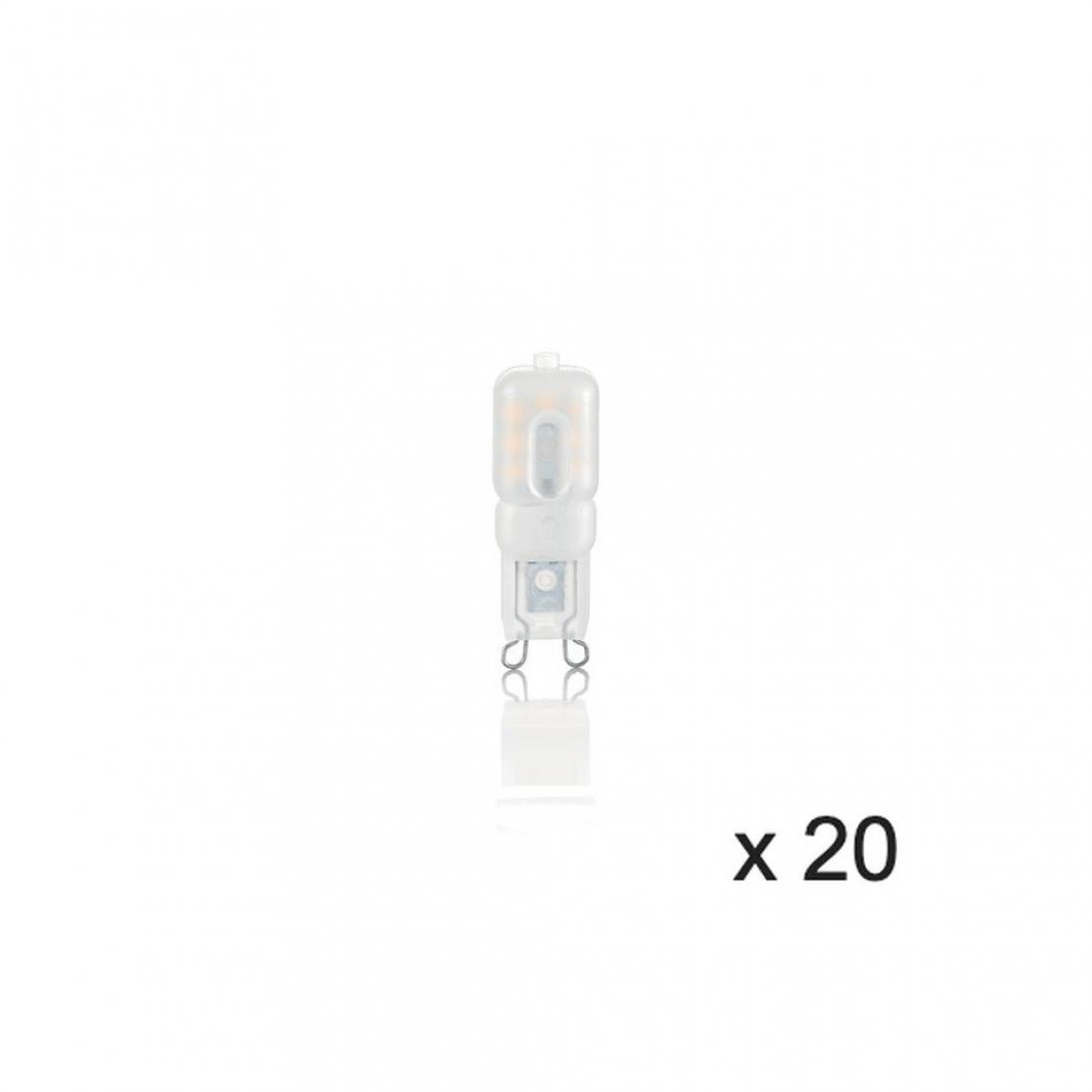 Ideal Lux - Ampoule (x20) 2,5W G9 Blanc D1,7 122168 - Ampoules LED