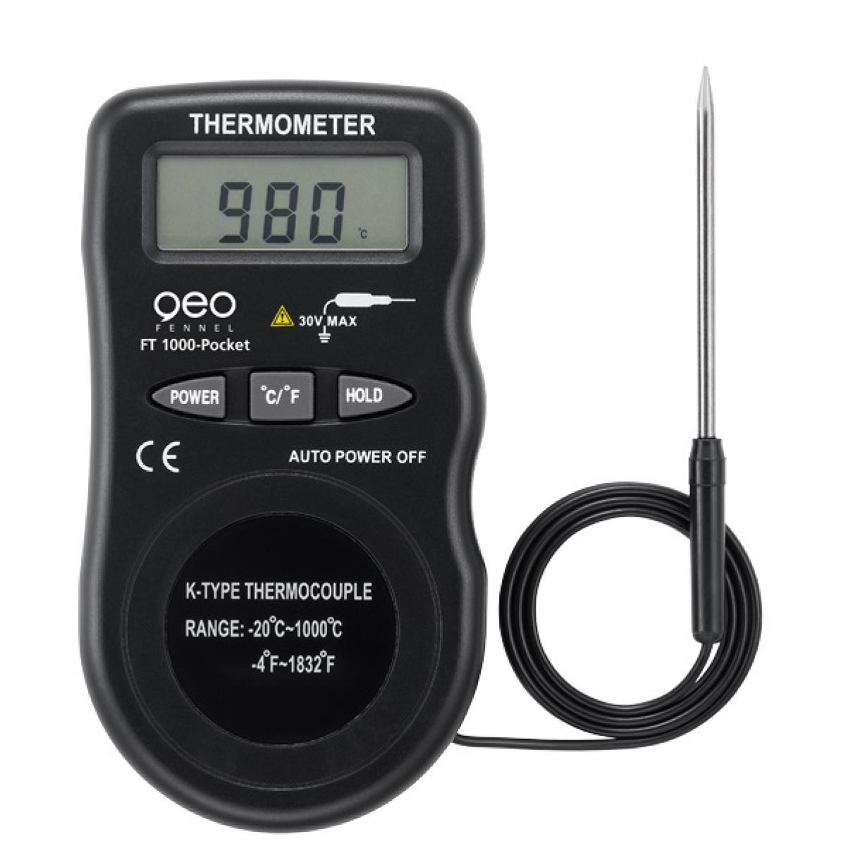 Geo Fennel Gmbh - Geo Fennel - Thermomètre digital à sonde haute température - FT 1000-Pocket - Appareils de mesure