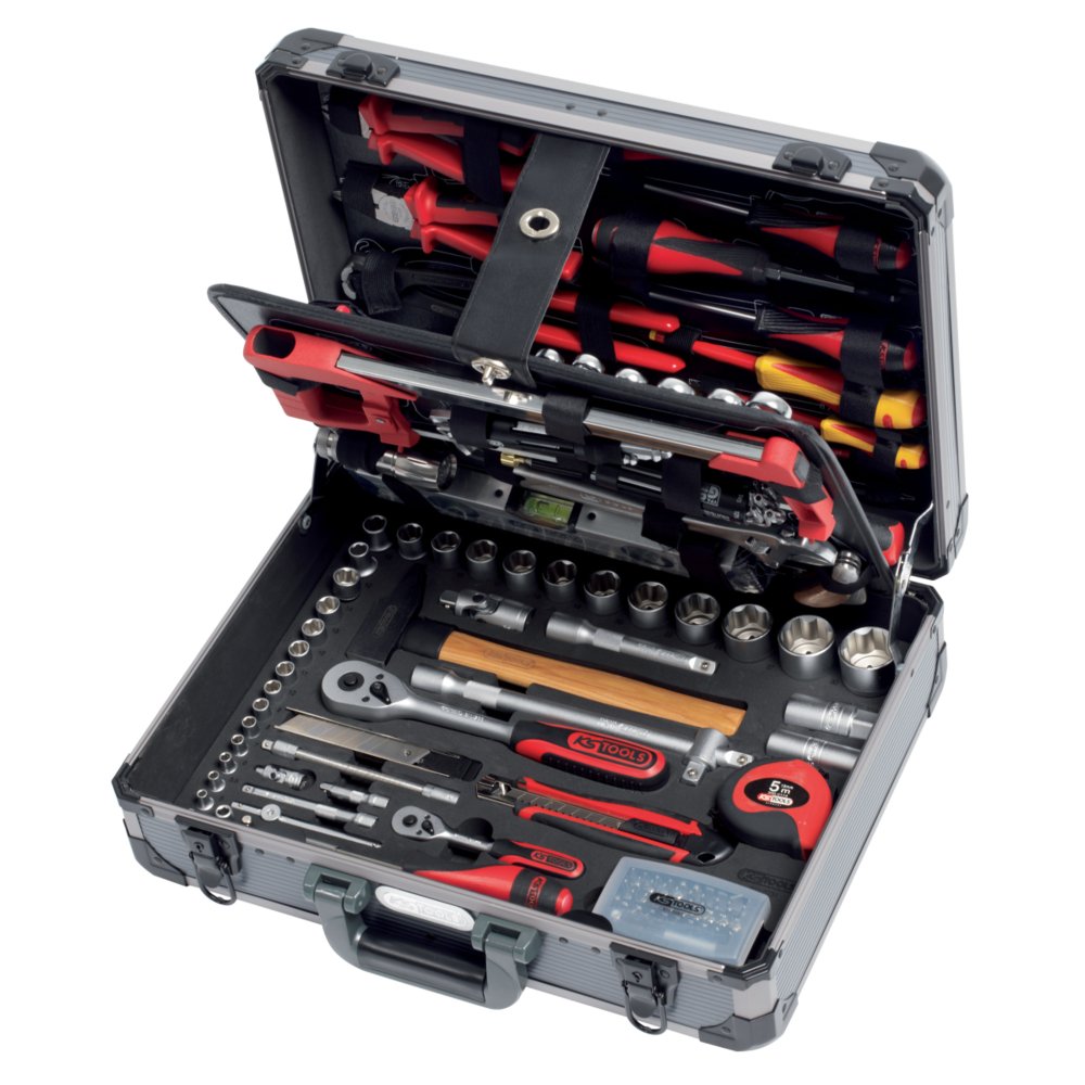 Ks Tools - Coffret de maintenance 1/4"" - 1/2"" - Ultimate - 130 pcs 922.0731 - Clés et douilles