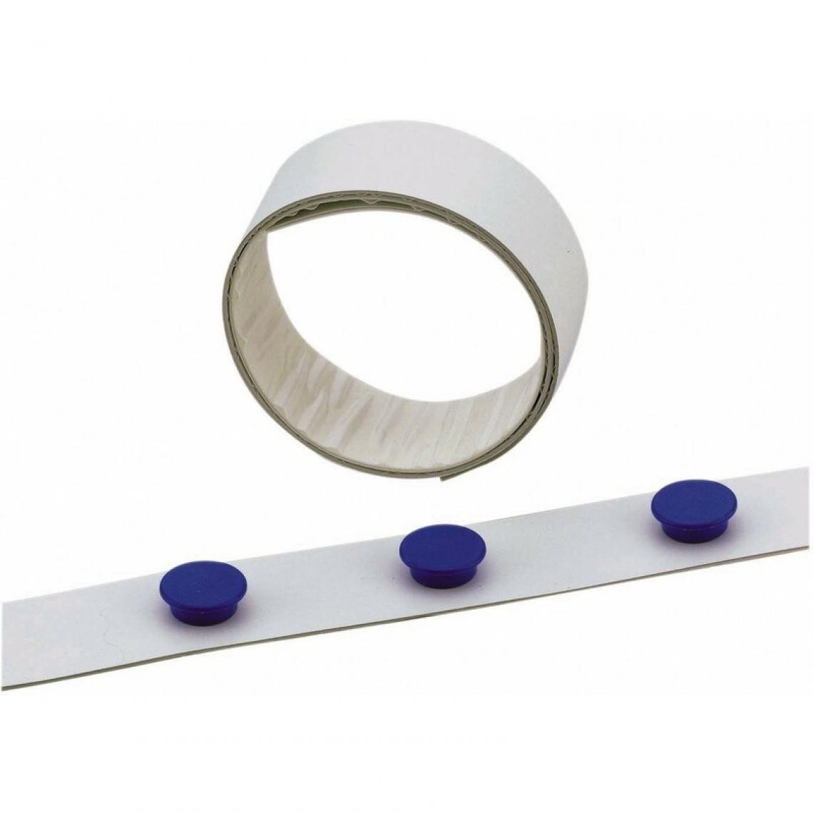 Durable - DURABLE Ruban magnétique, (L)35 mm x (l)5m, blanc () - Visserie
